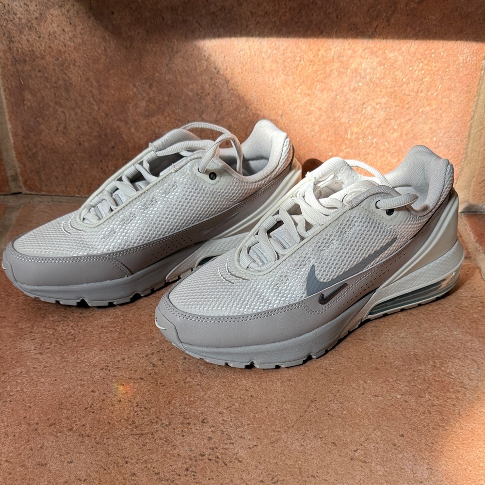 Nike Gray and White Athletic Shoes